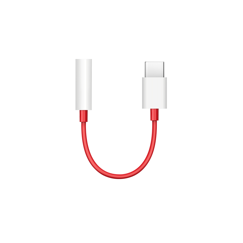 Type-C to 3.5mm adapter Rood