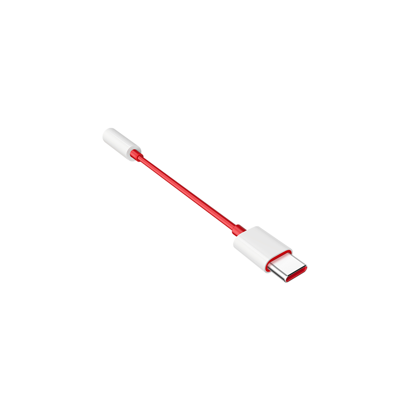 Type-C to 3.5mm adapter Rood