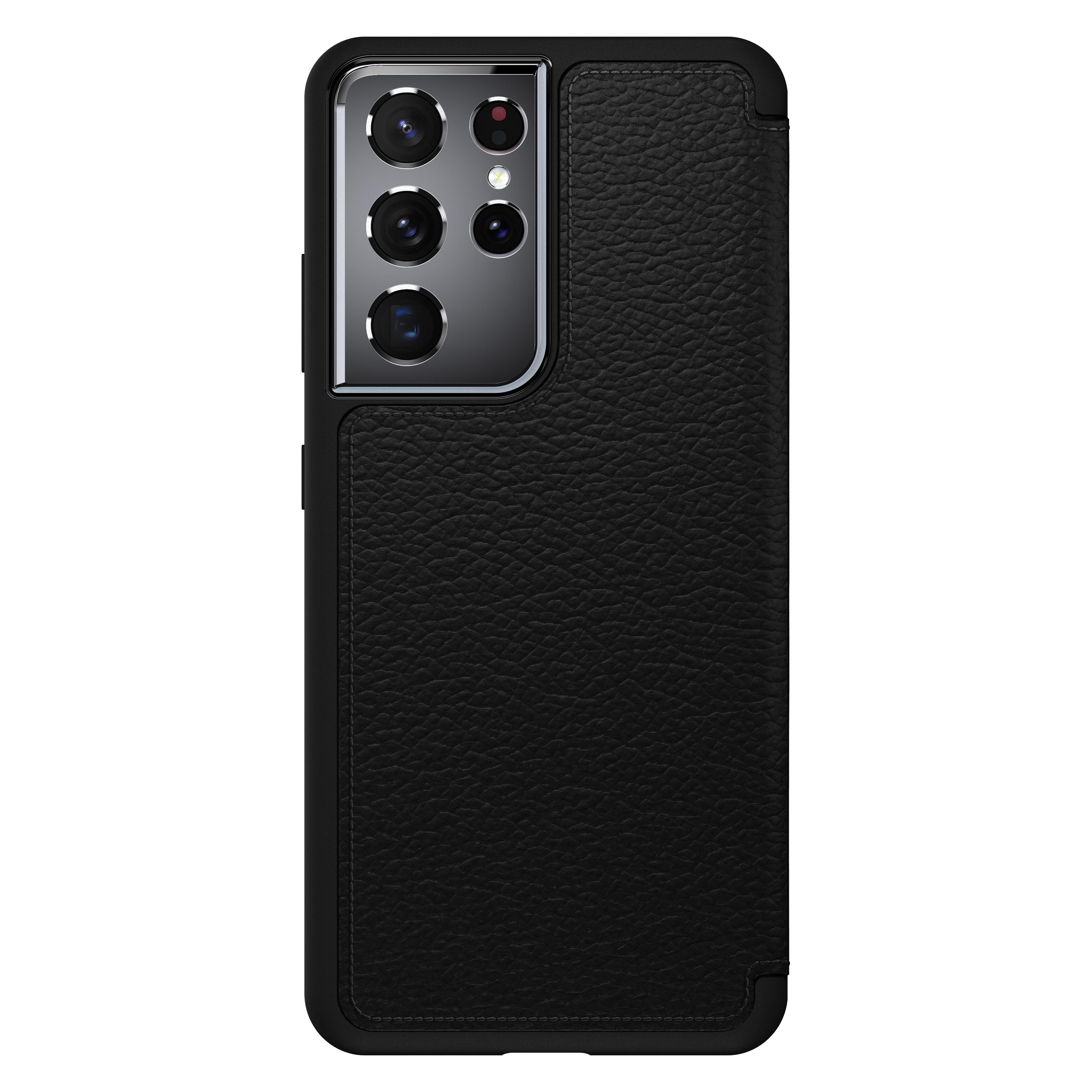 Strada Case Samsung Galaxy S21 Ultra Zwart