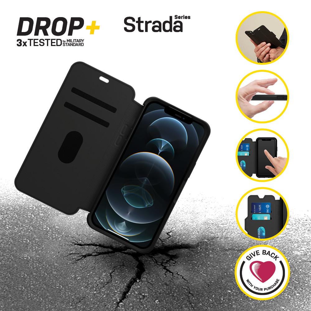 Strada Case iPhone 12/12 Pro Zwart