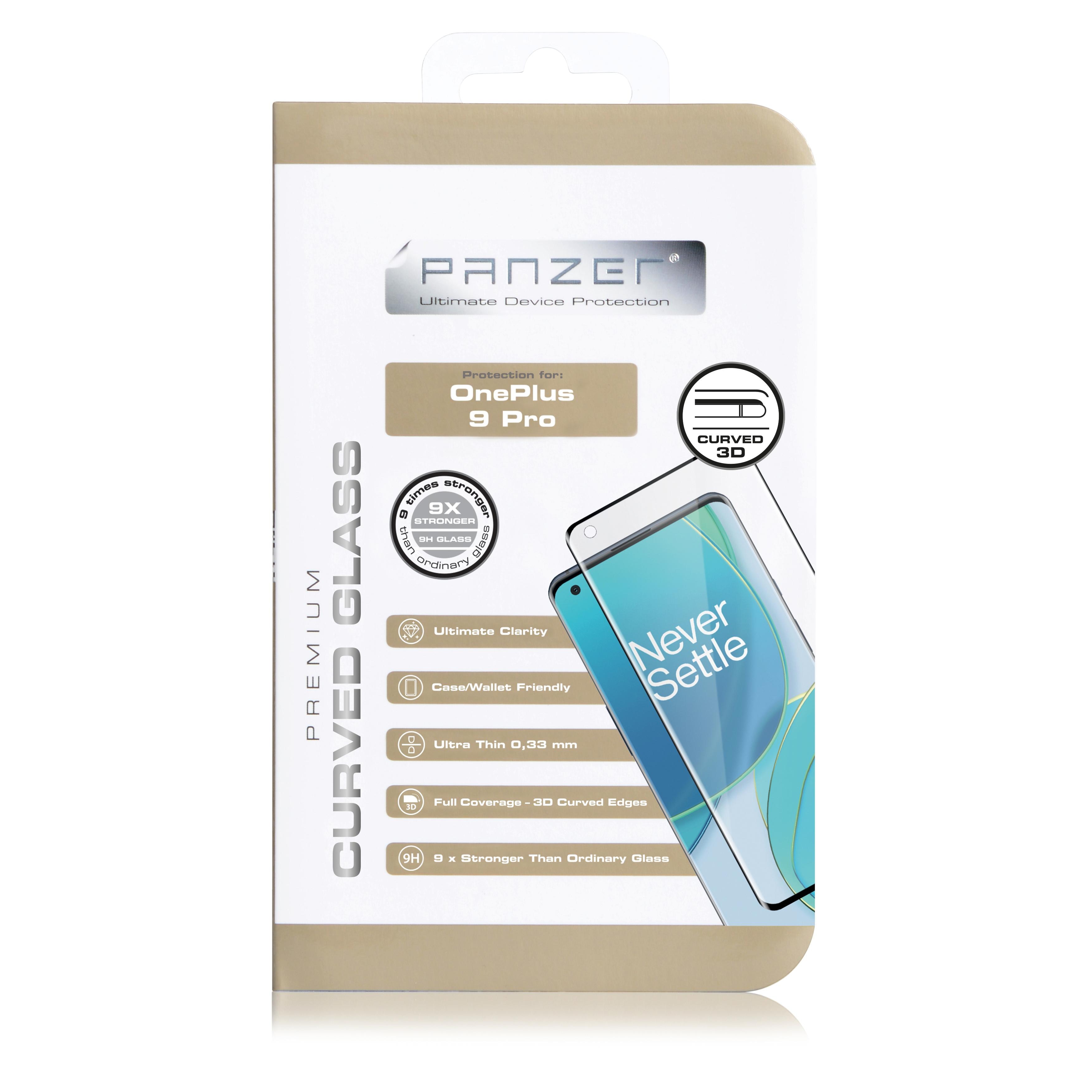 Curved Glass OnePlus 9 Pro Zwart
