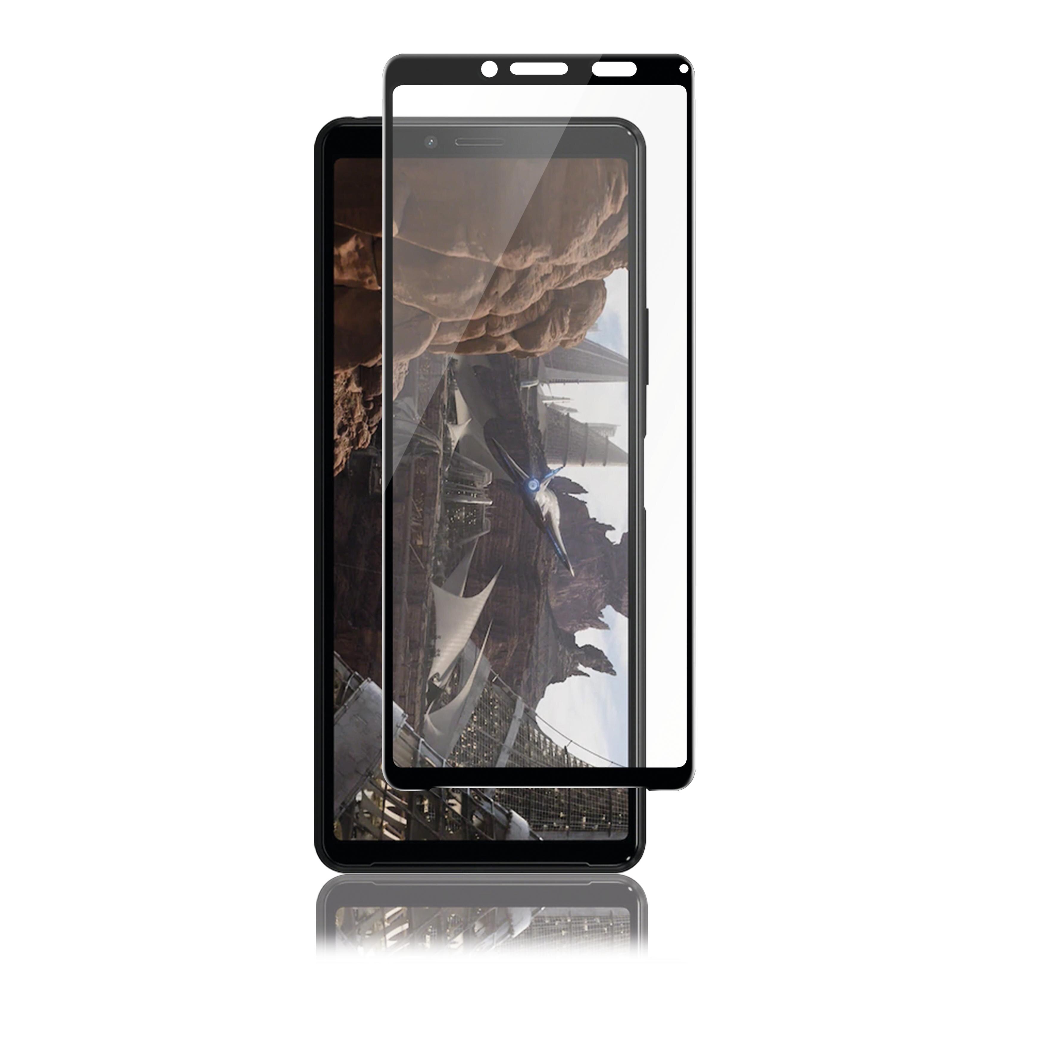 Full-Fit Glass Sony Xperia 10 II Zwart