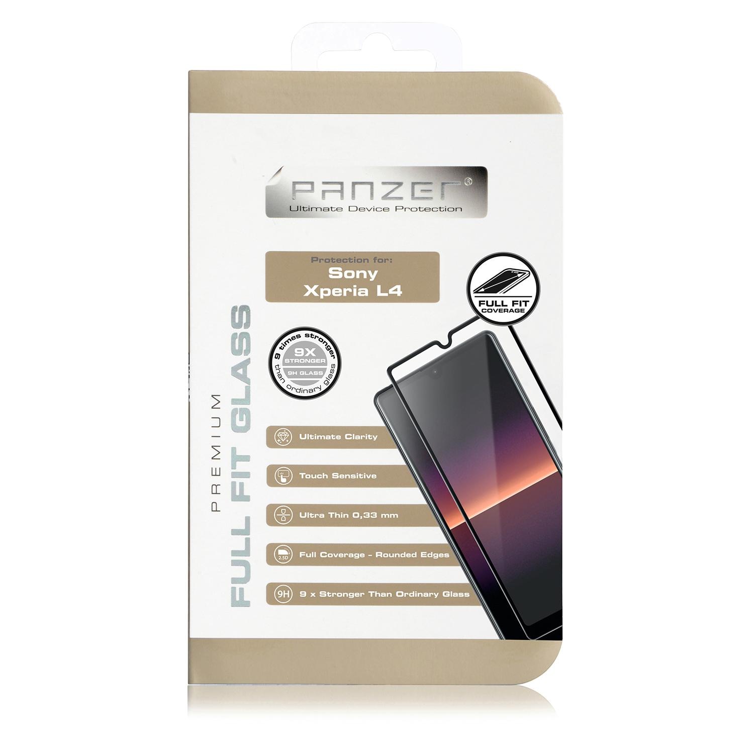 Full-Fit Glass Sony Xperia L4 Zwart