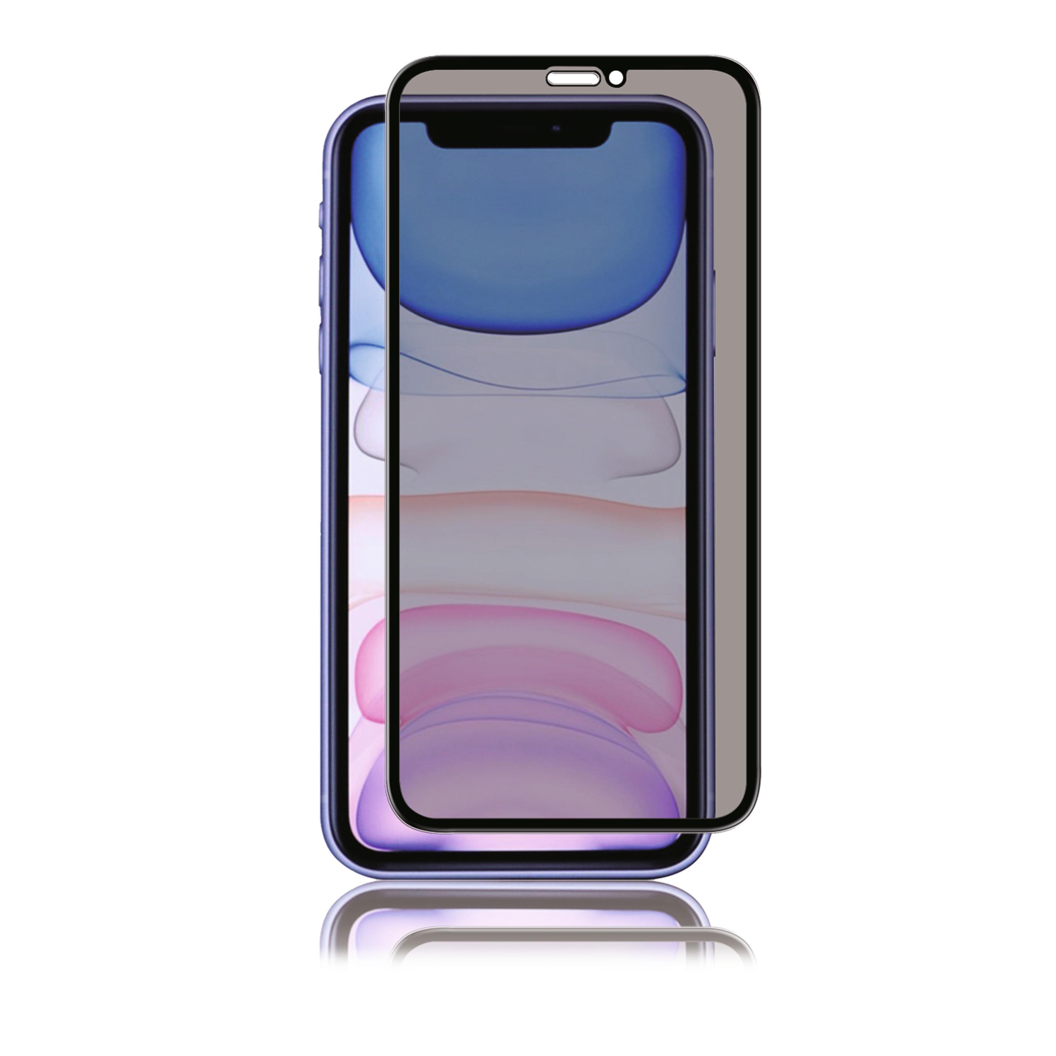 Full-Fit Privacy Glass iPhone 11 Zwart