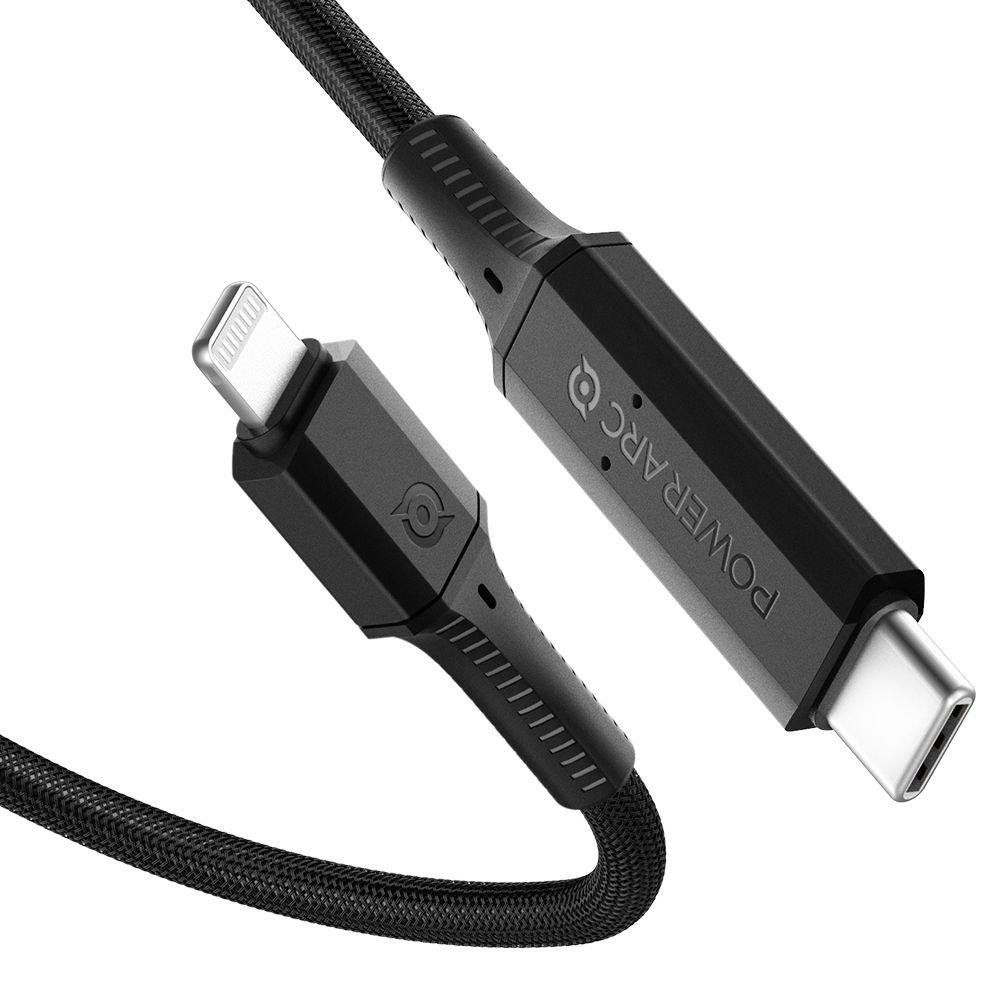 ArcWire USB-C to Lightning Cable (PB1901) Zwart