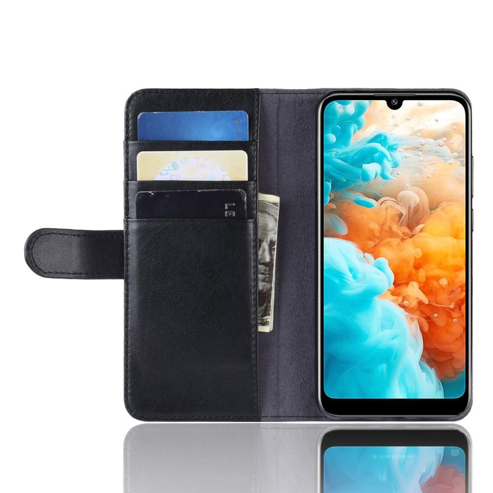 Huawei Y6 2019 Echt lederen hoesje Zwart