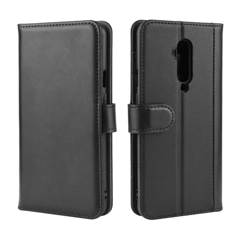  OnePlus 7T Pro Echt lederen hoesje Zwart