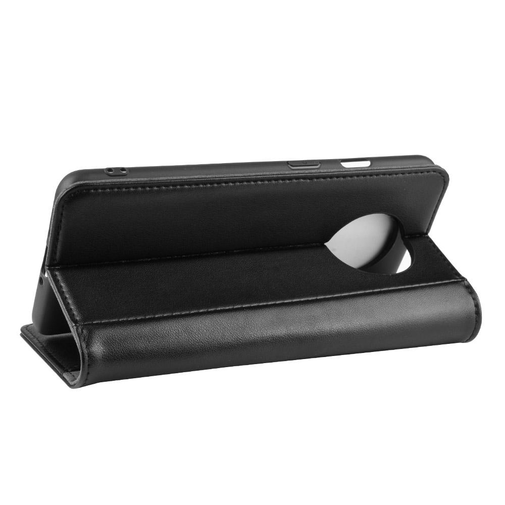  OnePlus 7T Echt lederen hoesje Zwart