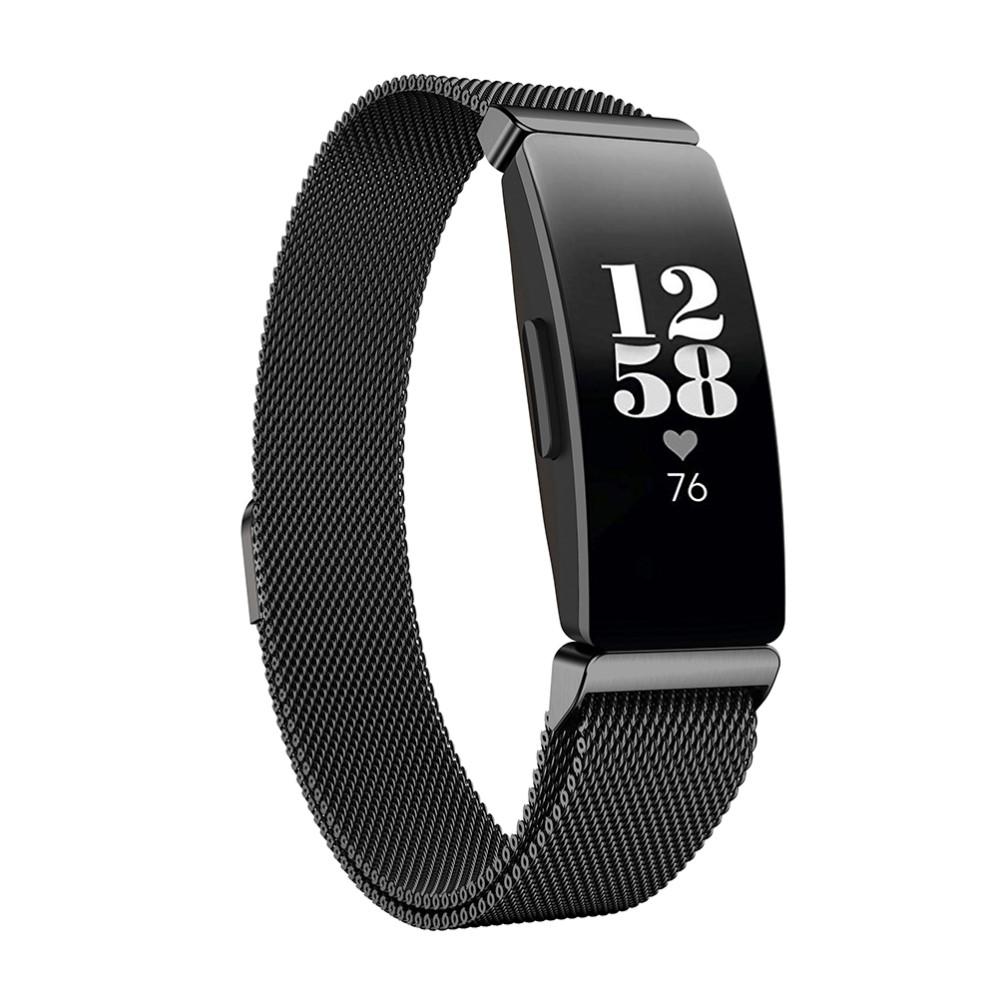 Fitbit Inspire/Inspire 2 Milanese bandje Zwart