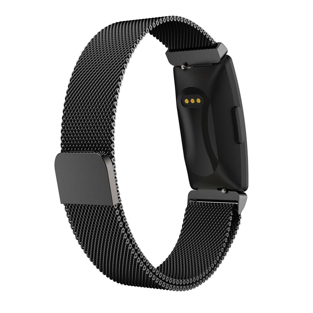 Fitbit Inspire/Inspire HR/Inspire 2 Milanese bandje Zwart