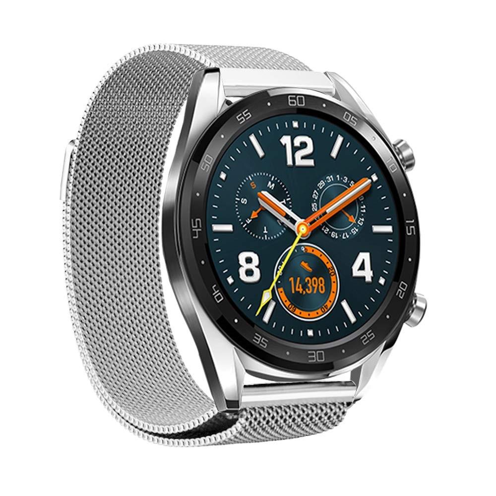 Huawei Watch GT/GT 2 46mm/GT 2e Milanese bandje Zilver