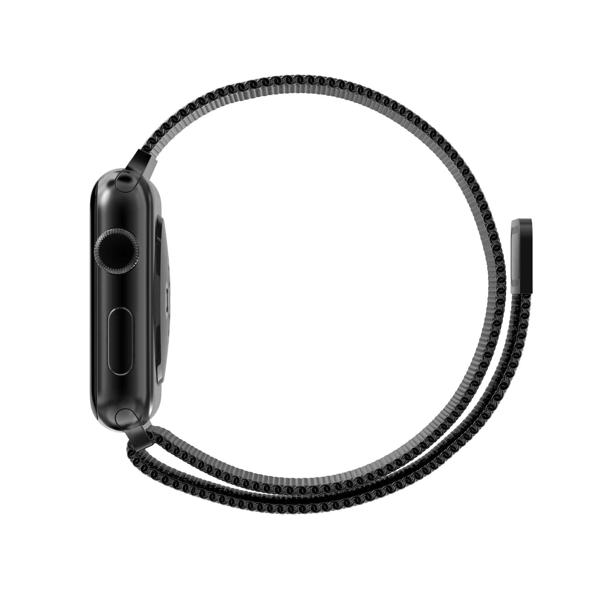 Apple Watch 38/40/41 mm Milanese bandje Zwart