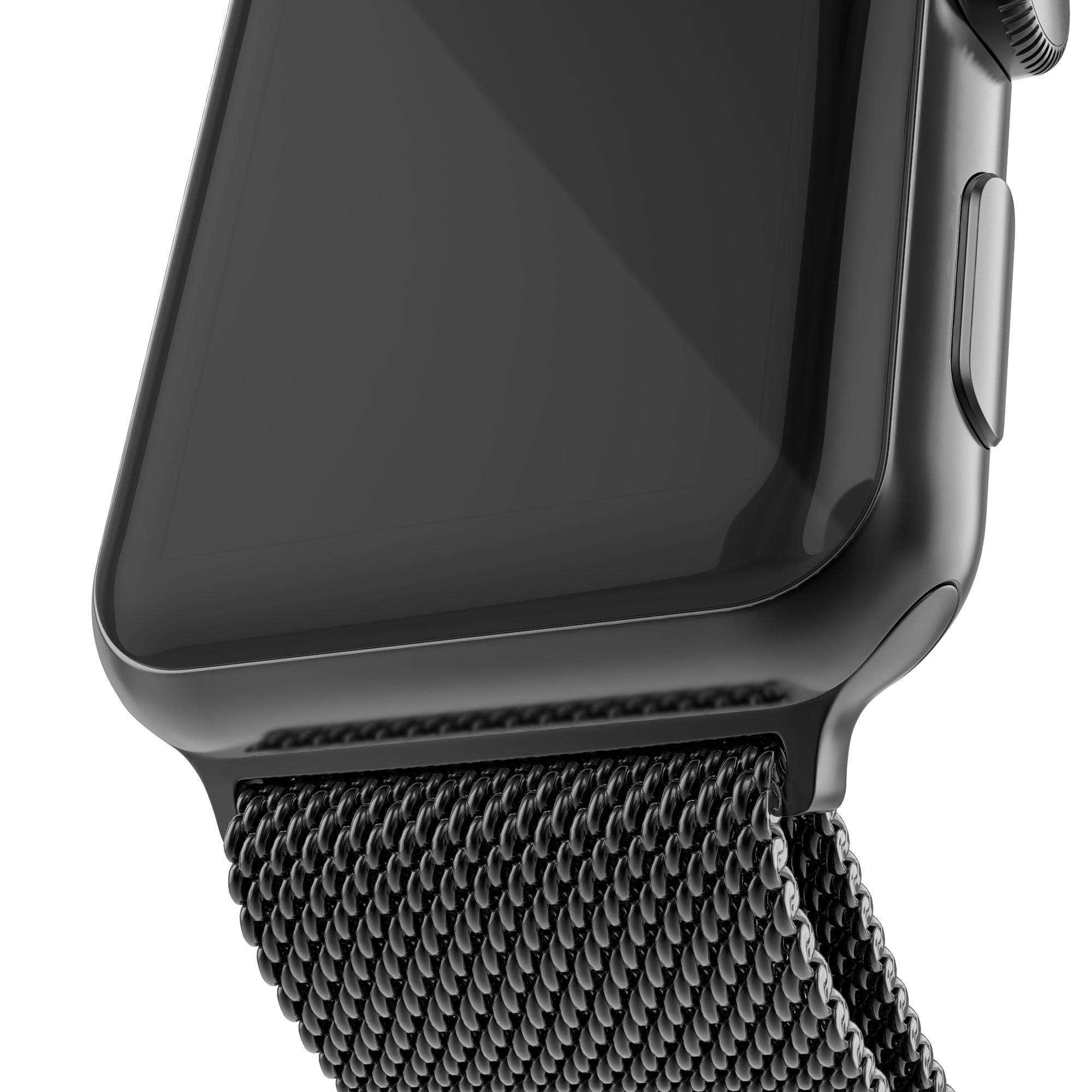 Apple Watch 45mm Series 7 Milanese bandje zwart