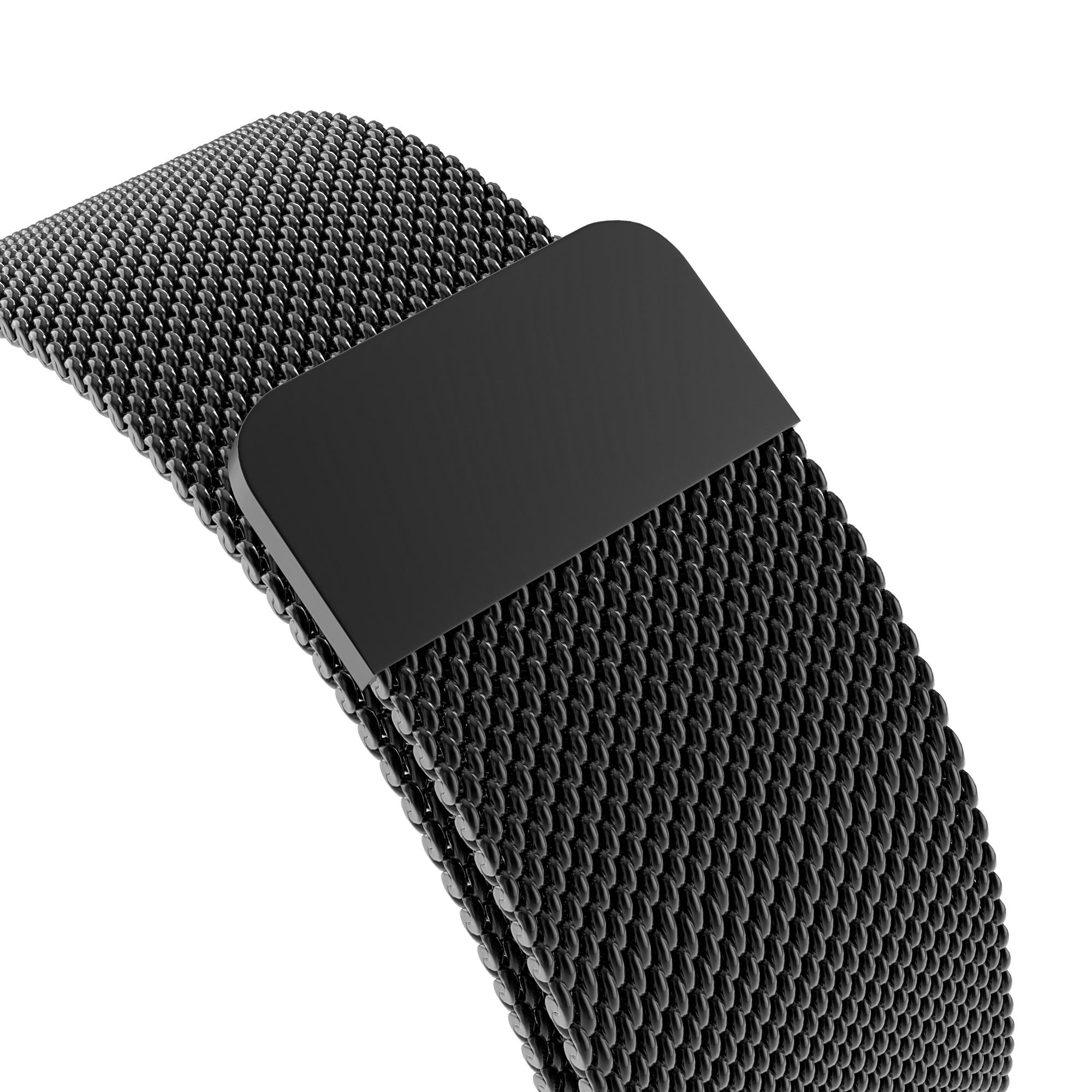 Apple Watch 38/40/41 mm Milanese bandje Zwart