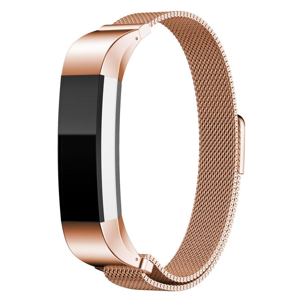 Fitbit Alta/Alta HR Milanese bandje Rosé goud