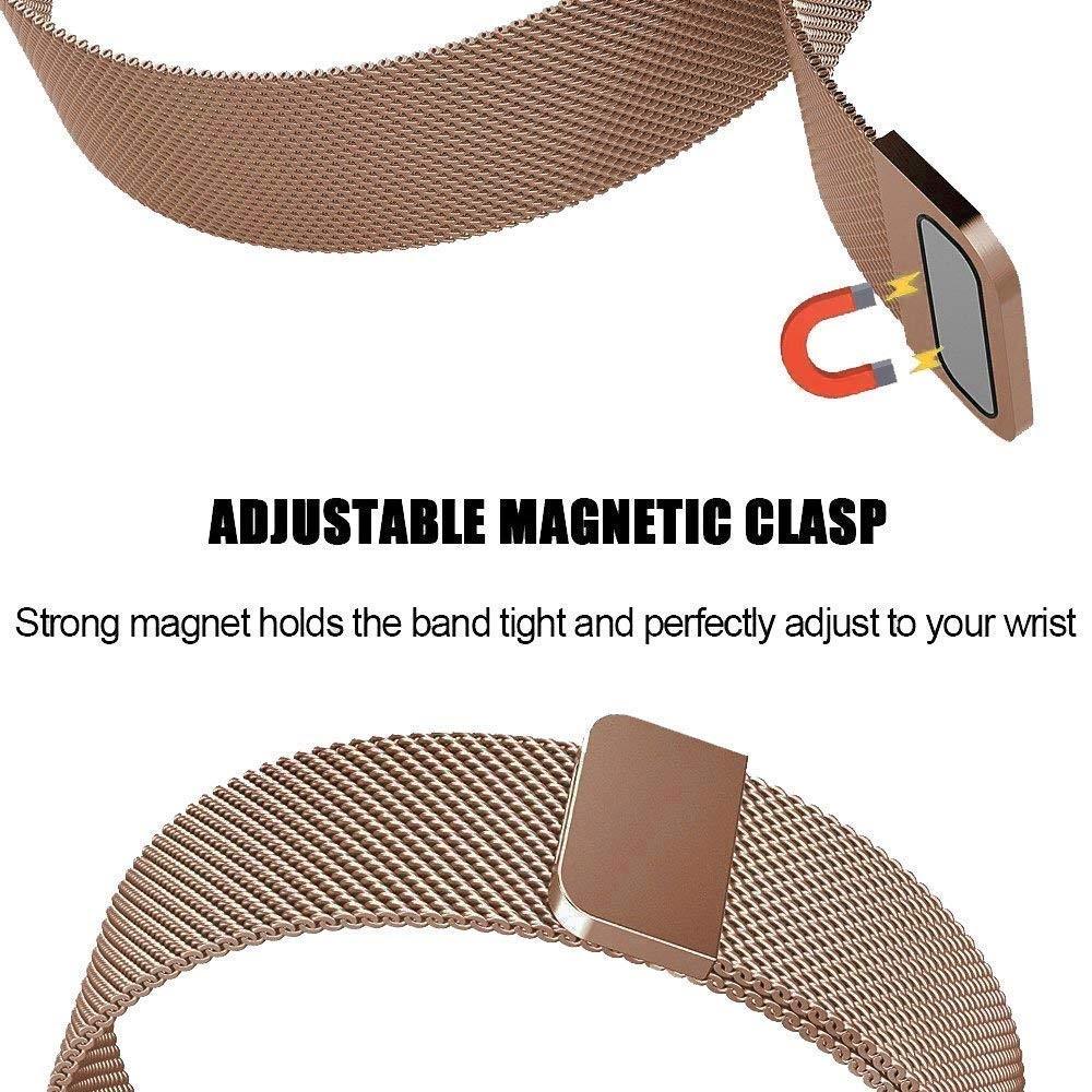 Fitbit Charge 3/Charge 4 Milanese bandje Rosé goud