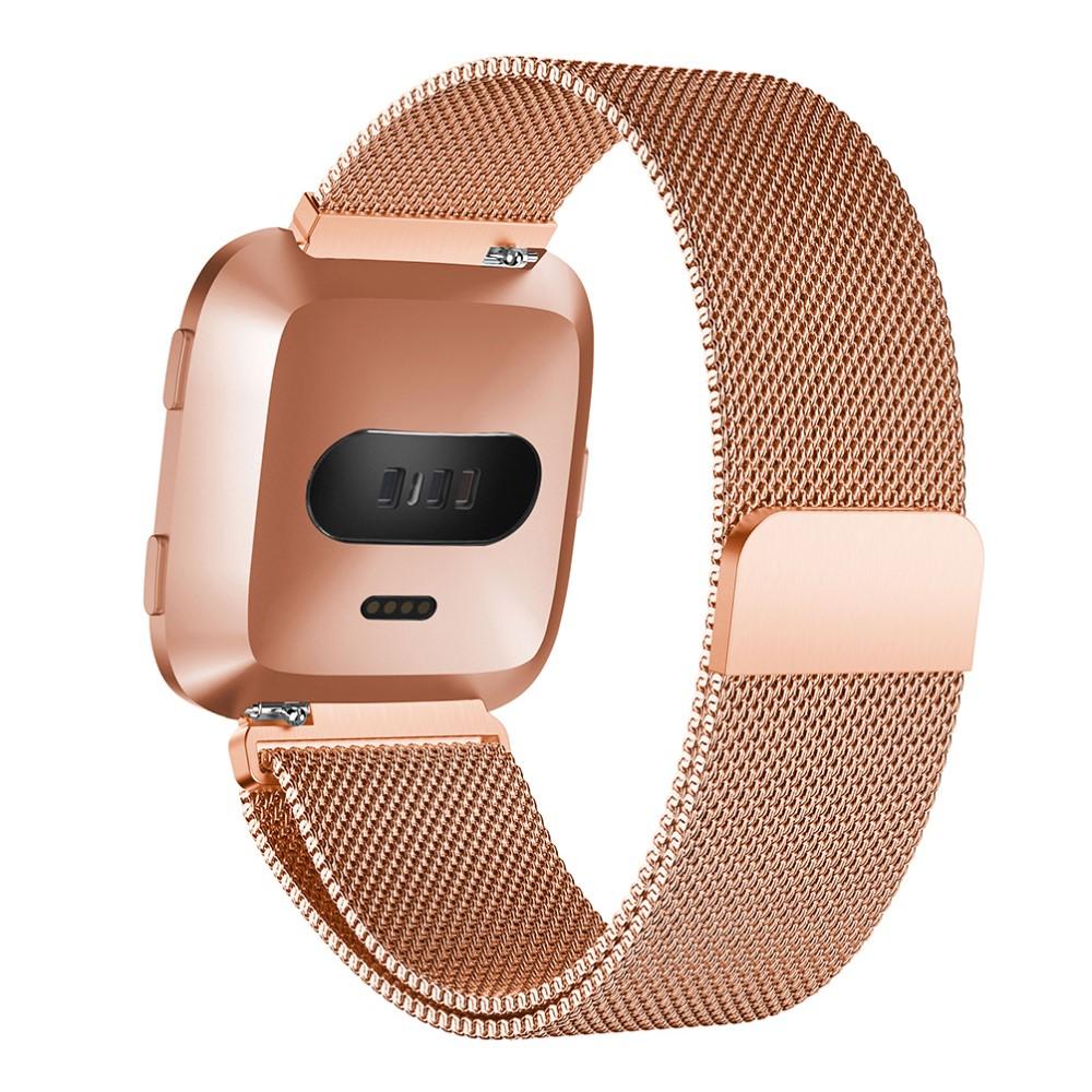 Fitbit Versa/Versa 2 Milanese bandje Rosé goud