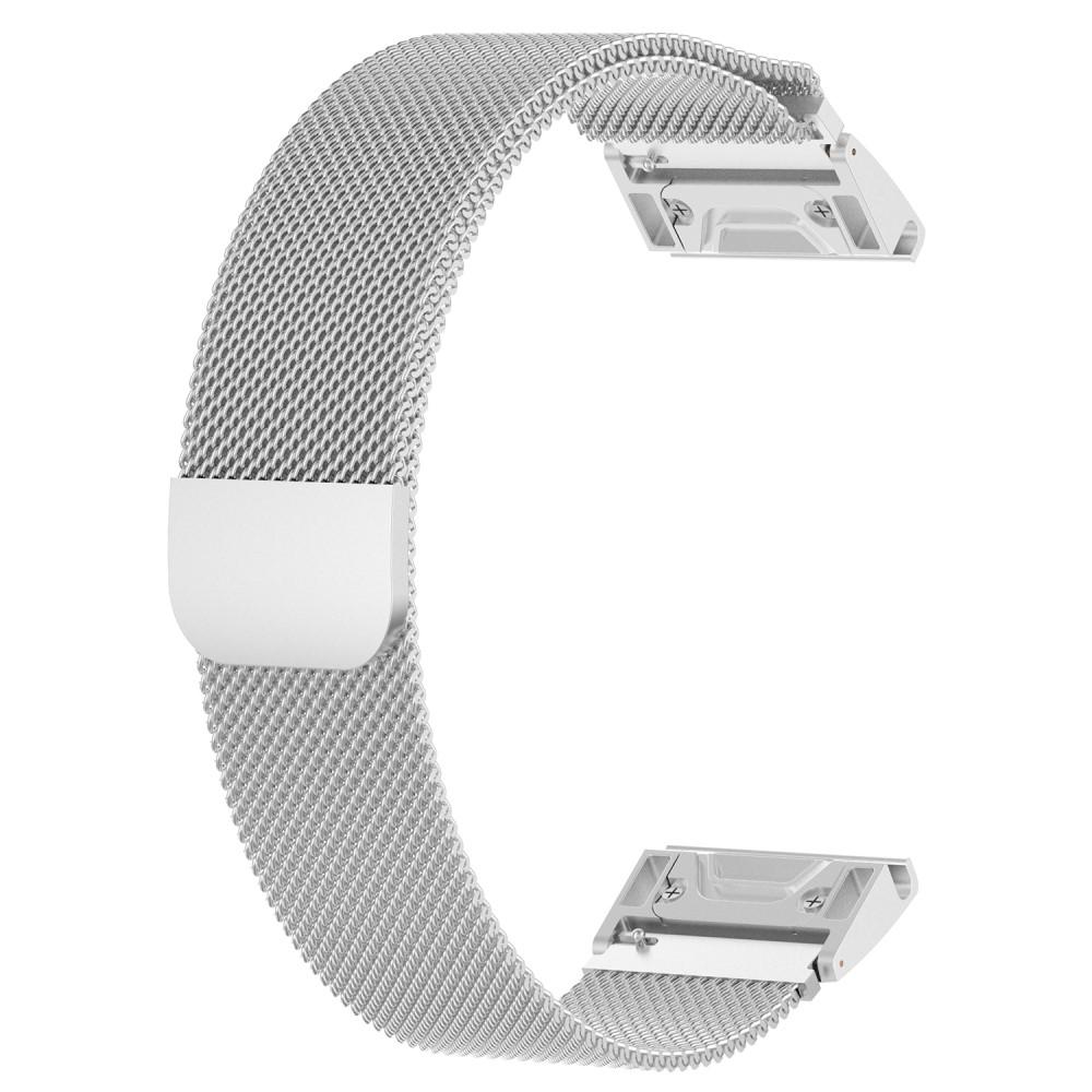 Garmin Instinct 2 Milanese bandje zilver