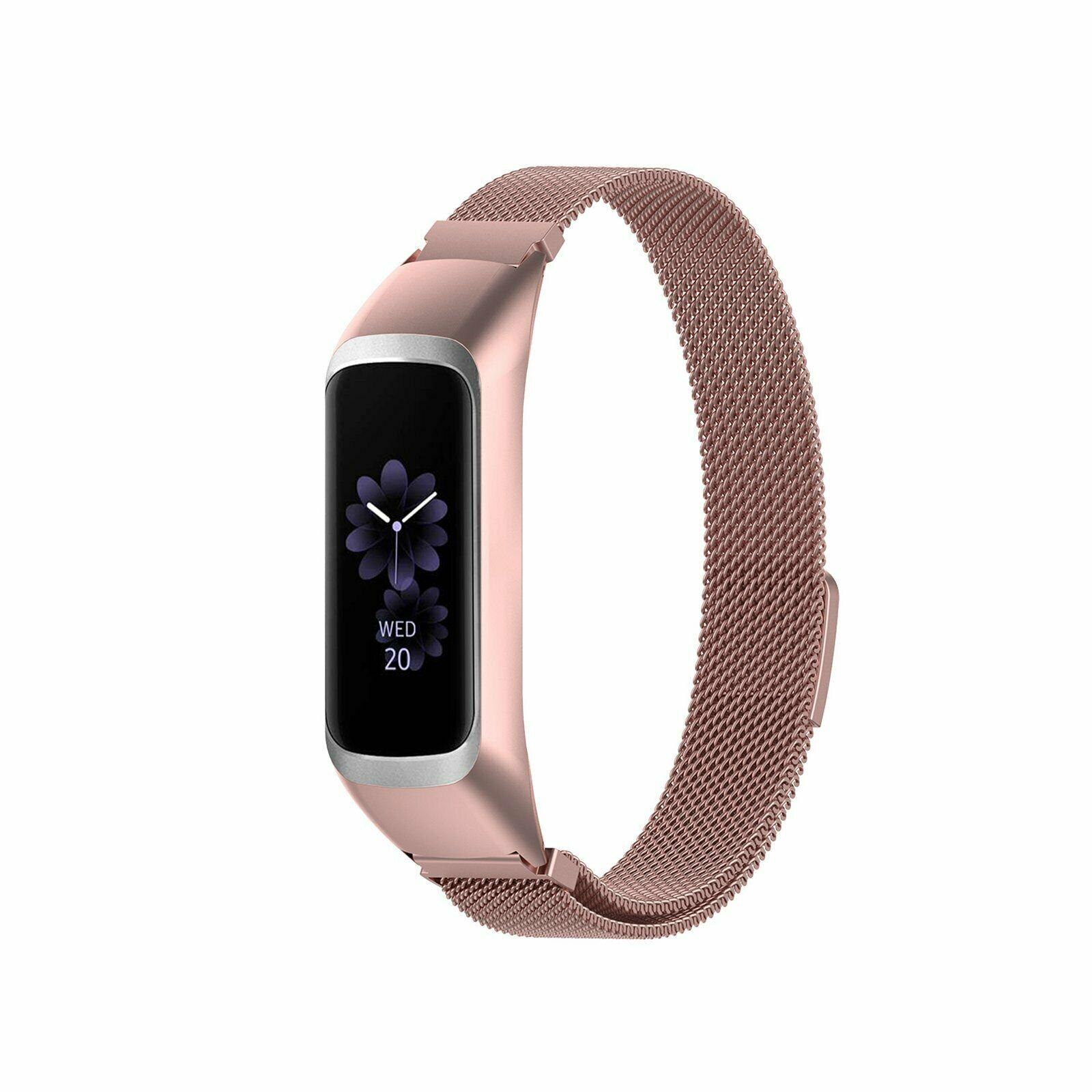 Samsung Galaxy Fit e Milanese bandje Rosé goud