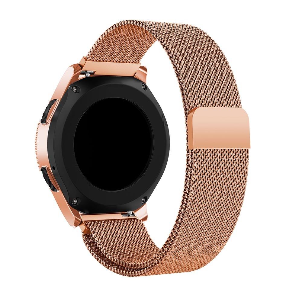 Samsung Galaxy Watch 42mm Milanese bandje Rosé goud