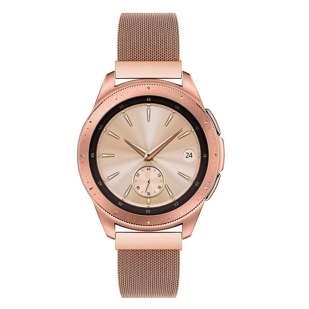 Samsung Galaxy Watch 42mm Milanese bandje Rosé goud