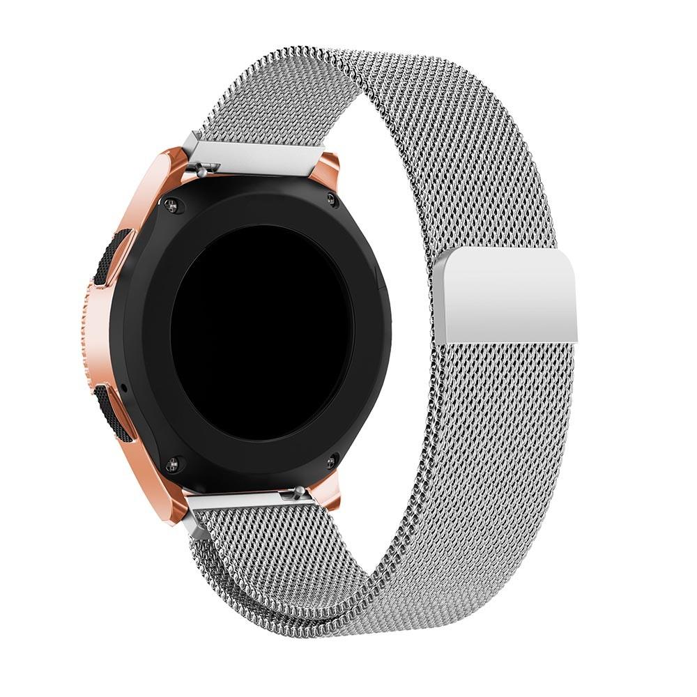 Samsung Galaxy Watch 42mm Milanese bandje Zilver