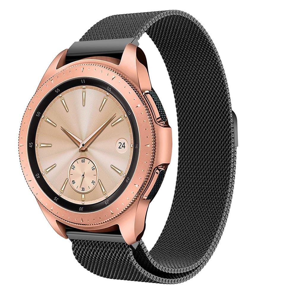 Samsung Galaxy Watch 42mm Milanese bandje Zwart