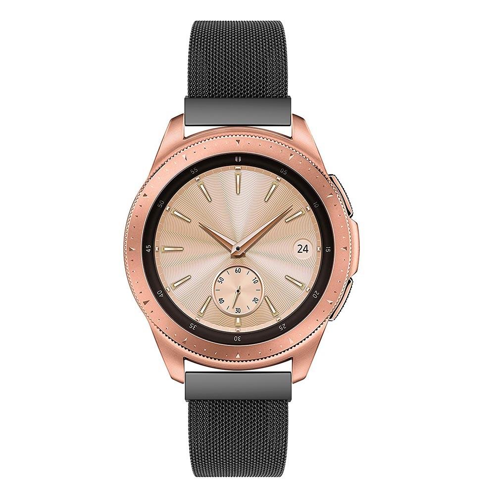 Samsung Galaxy Watch 42mm Milanese bandje Zwart