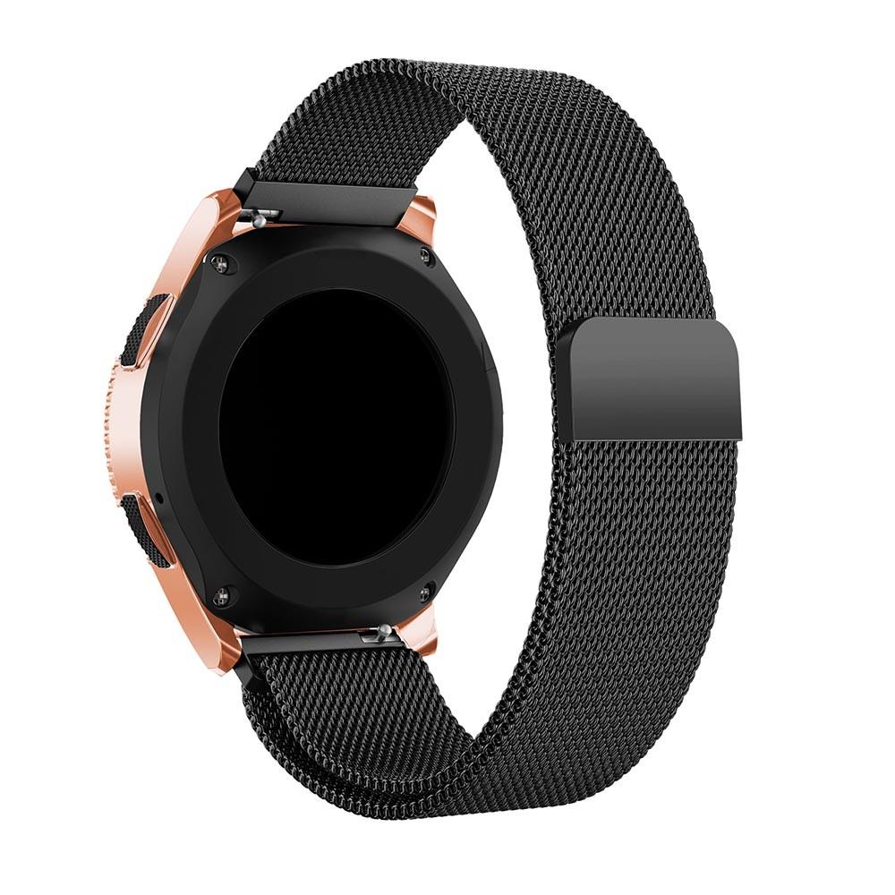 Samsung Galaxy Watch 42mm Milanese bandje Zwart