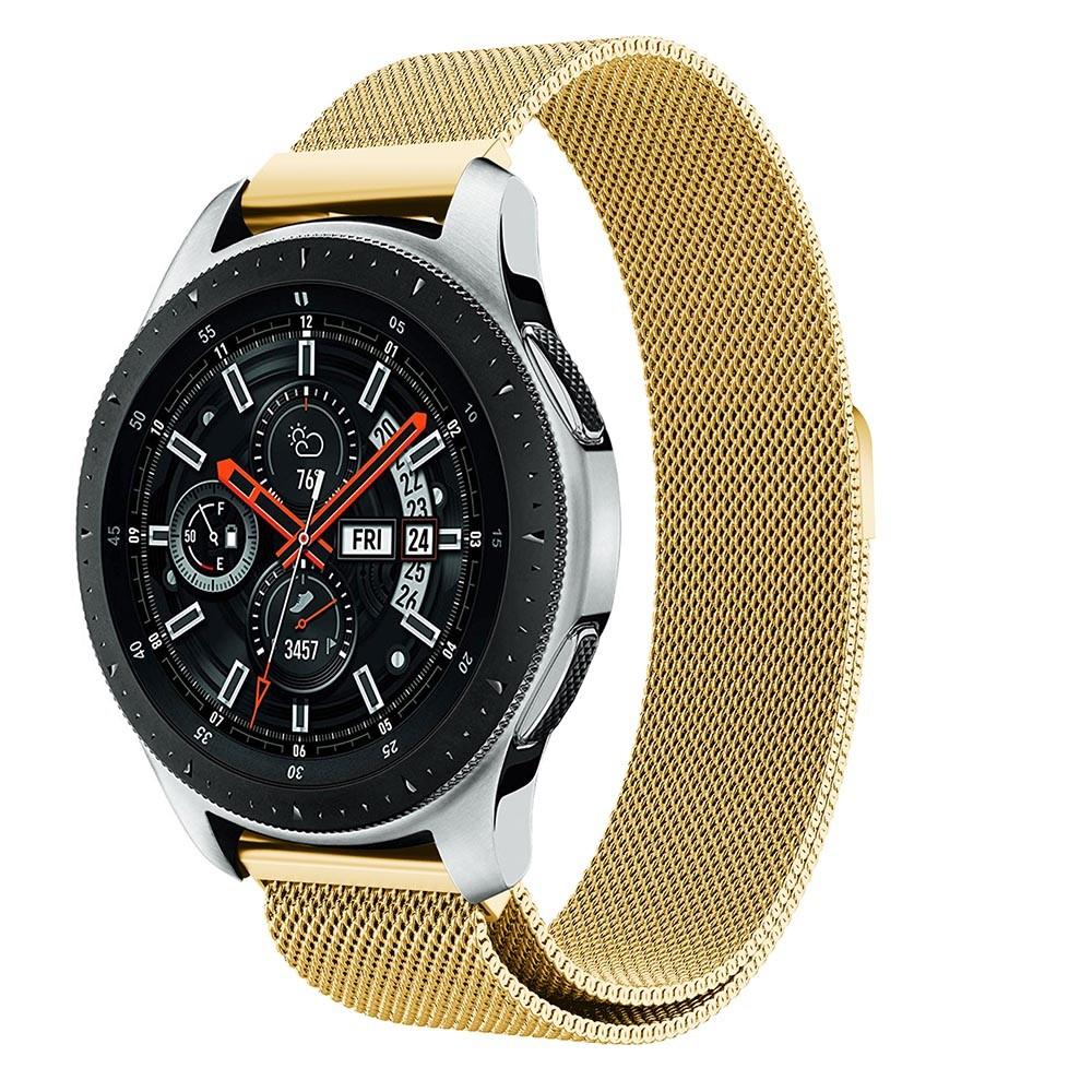 Samsung Galaxy Watch 46mm Milanese bandje Goud