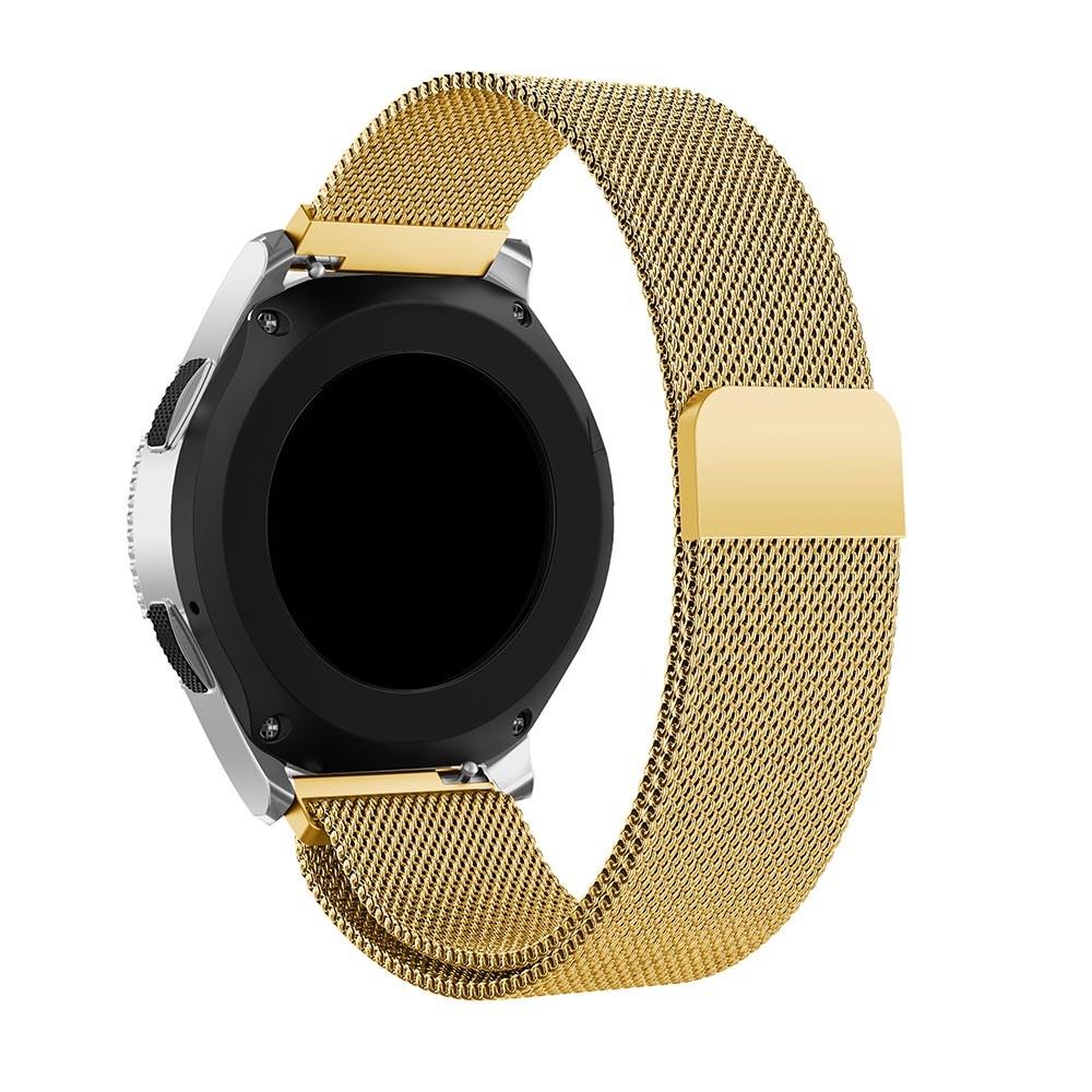 Samsung Galaxy Watch 46mm Milanese bandje Goud