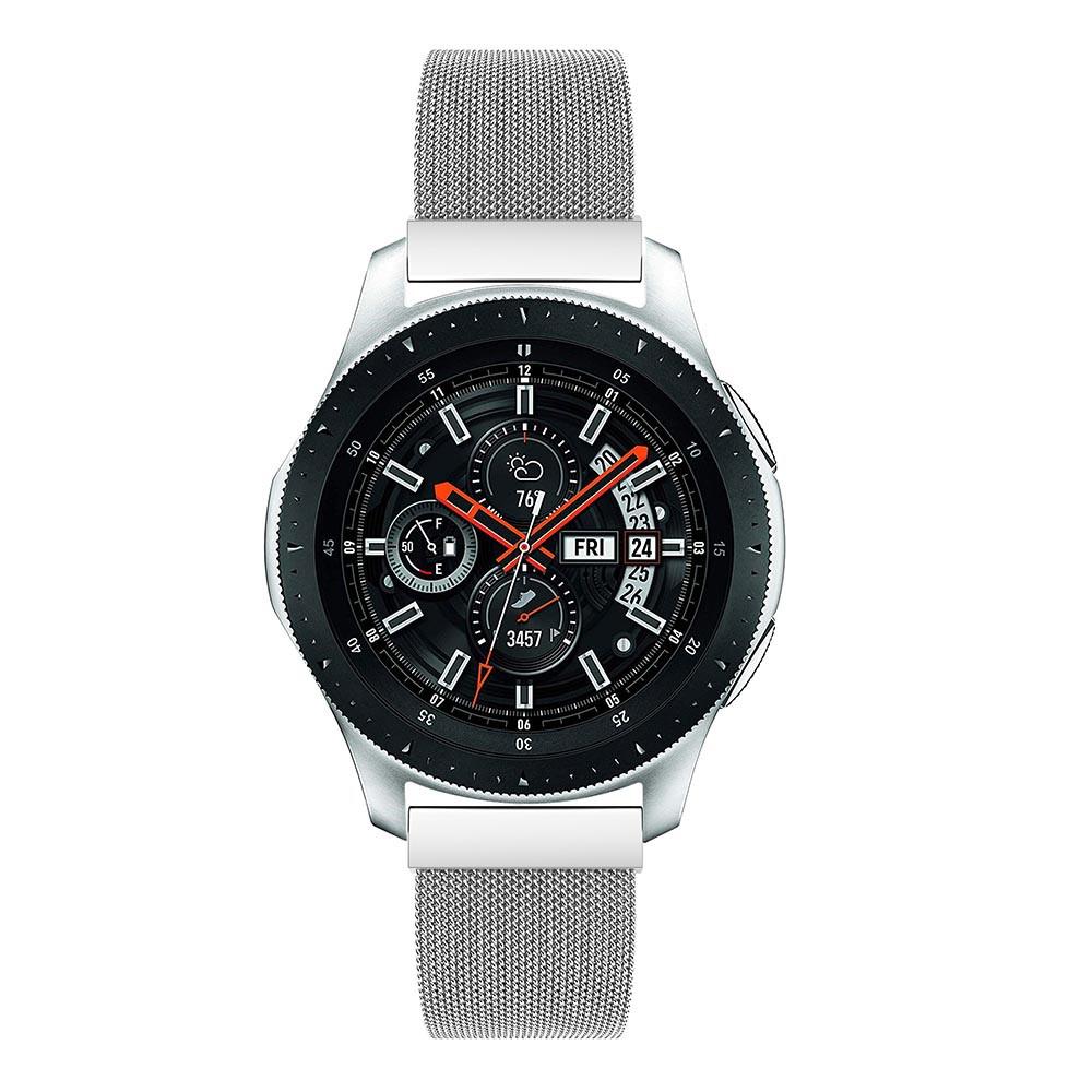 Samsung Galaxy Watch 46mm Milanese bandje Zilver