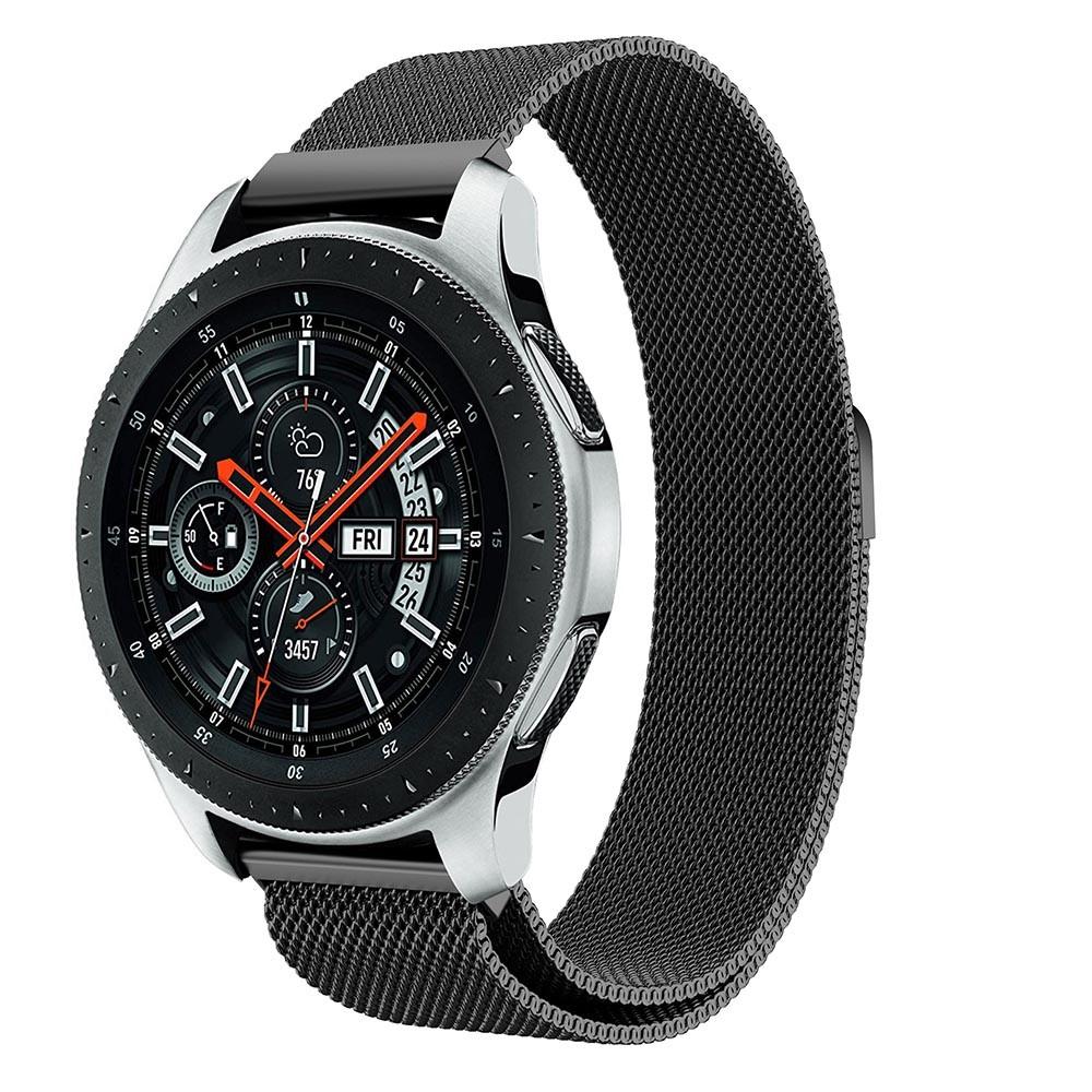 Samsung Galaxy Watch 46mm Milanese bandje Zwart