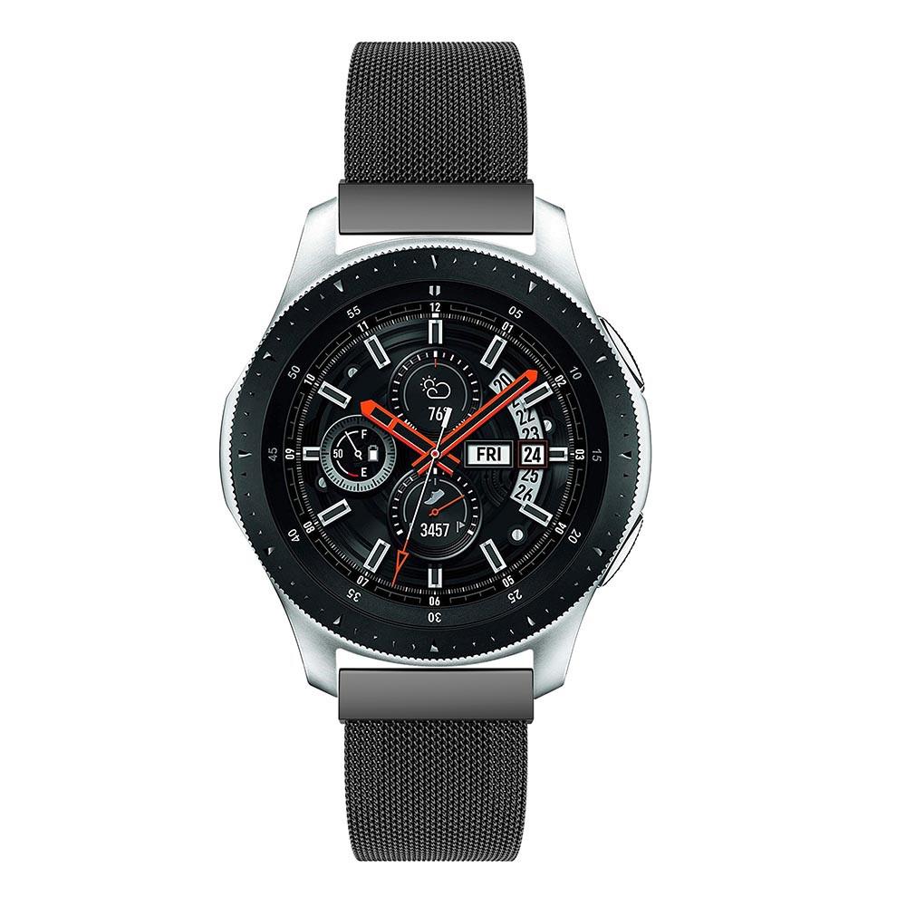Samsung Galaxy Watch 46mm Milanese bandje Zwart