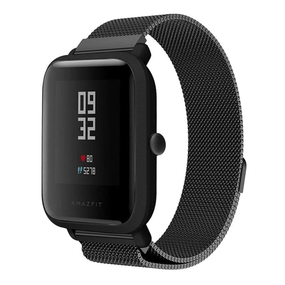 Xiaomi Amazfit Bip Milanese bandje Zwart