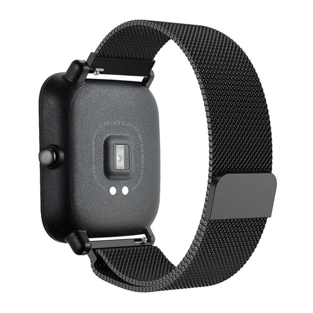 Xiaomi Amazfit Bip Milanese bandje Zwart