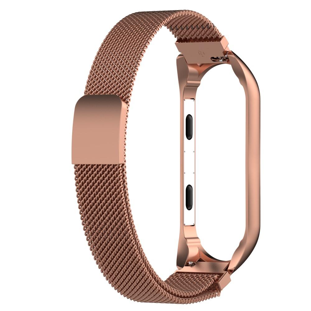 Xiaomi Mi Band 3/4 Milanese bandje Rosé goud