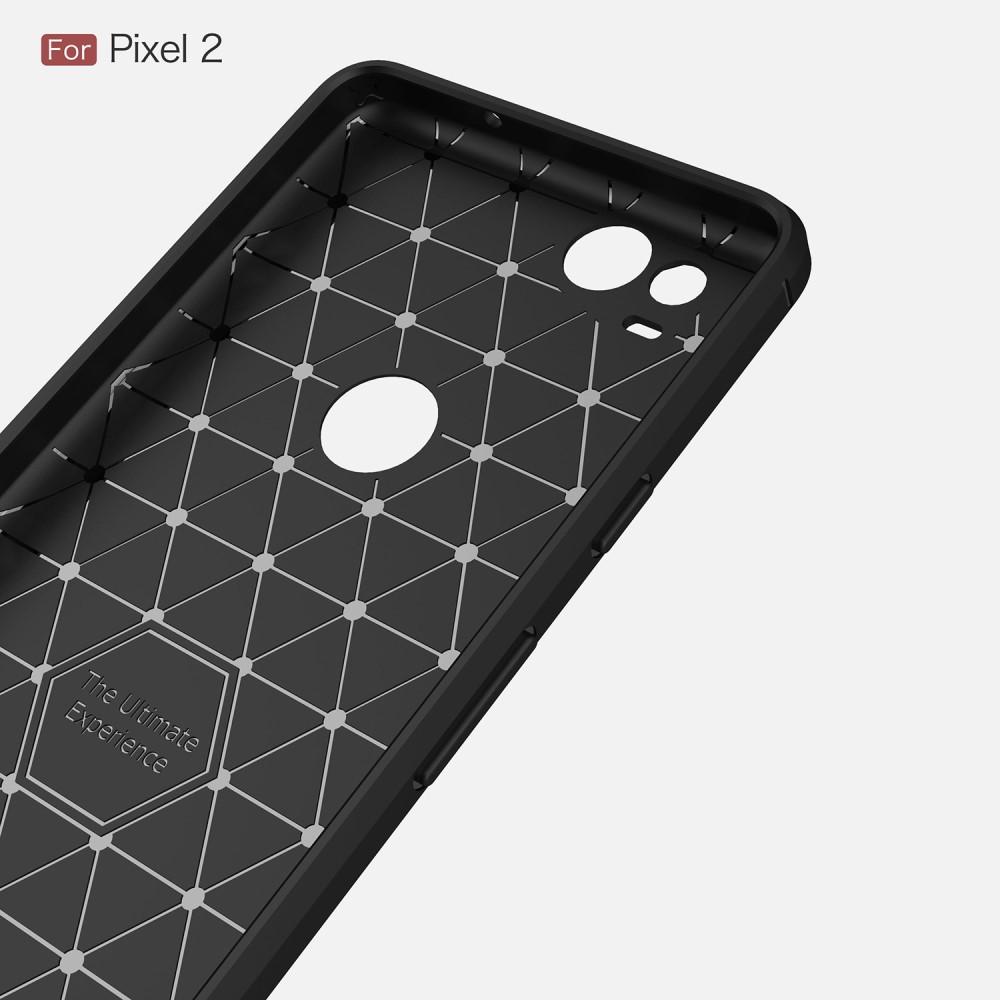 Hoesje TPU Brushed Google Pixel 2 Zwart