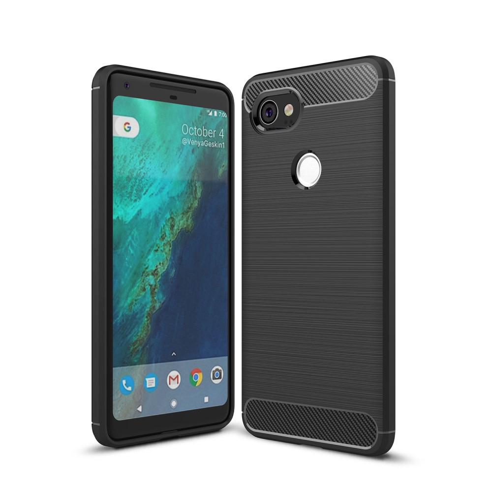 Brushed TPU Case Google Pixel 2 XL Zwart