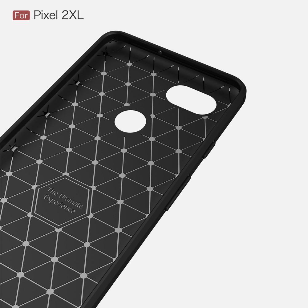 Brushed TPU Case Google Pixel 2 XL Zwart