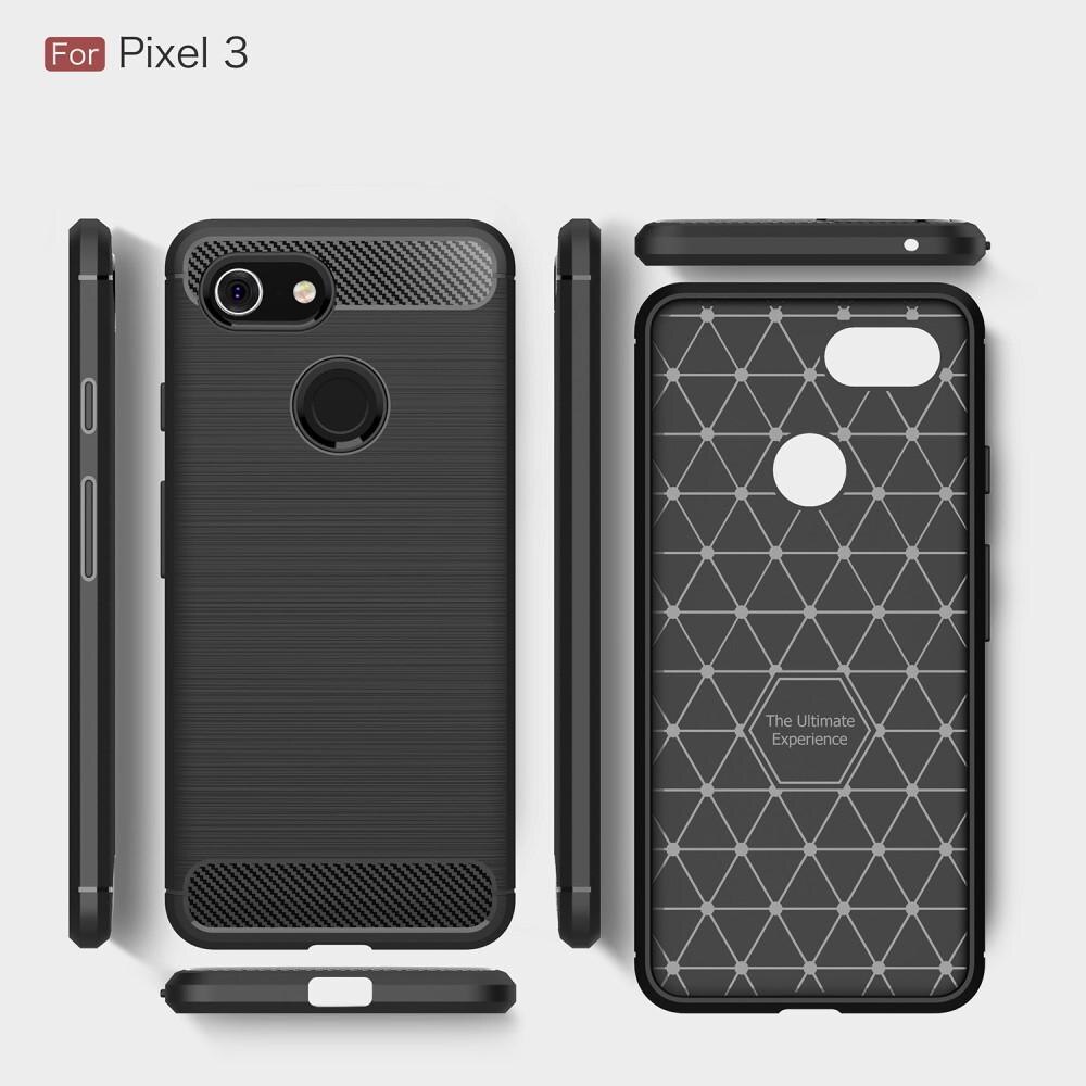 Brushed TPU Case Google Pixel 3 Zwart