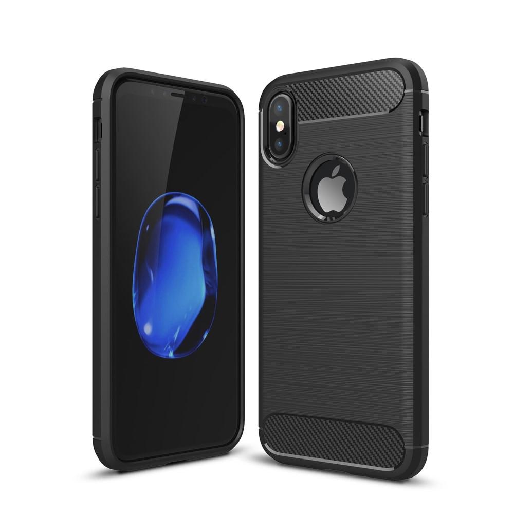 Brushed TPU Case iPhone X/XS Zwart