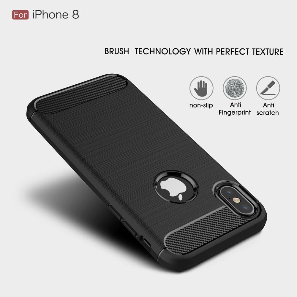 Brushed TPU Case iPhone X/XS Zwart