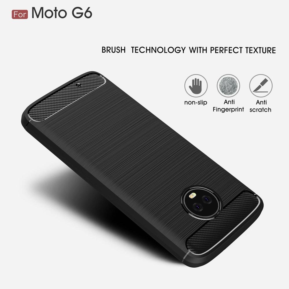 Brushed TPU Case Motorola Moto G6 Zwart