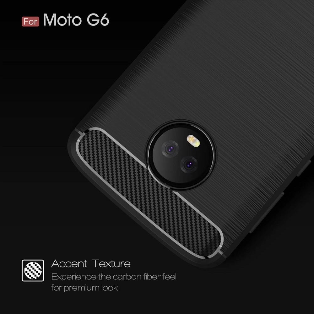 Brushed TPU Case Motorola Moto G6 Zwart