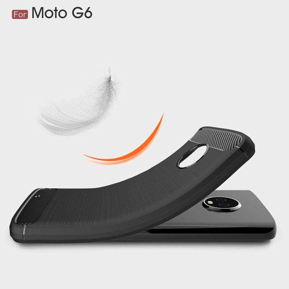 Brushed TPU Case Motorola Moto G6 Zwart