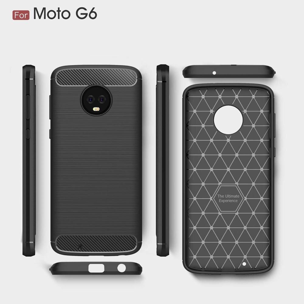 Brushed TPU Case Motorola Moto G6 Zwart