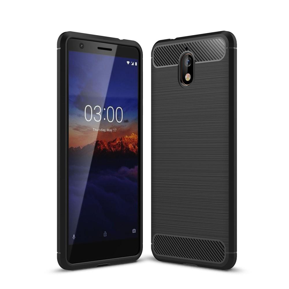 Brushed TPU Case Nokia 3.1 2018 Zwart