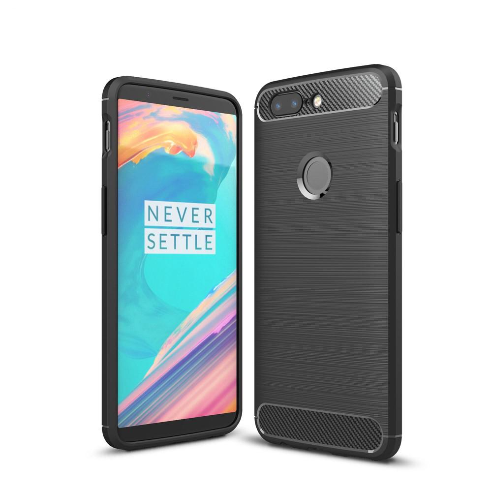 Brushed TPU Case OnePlus 5T Zwart