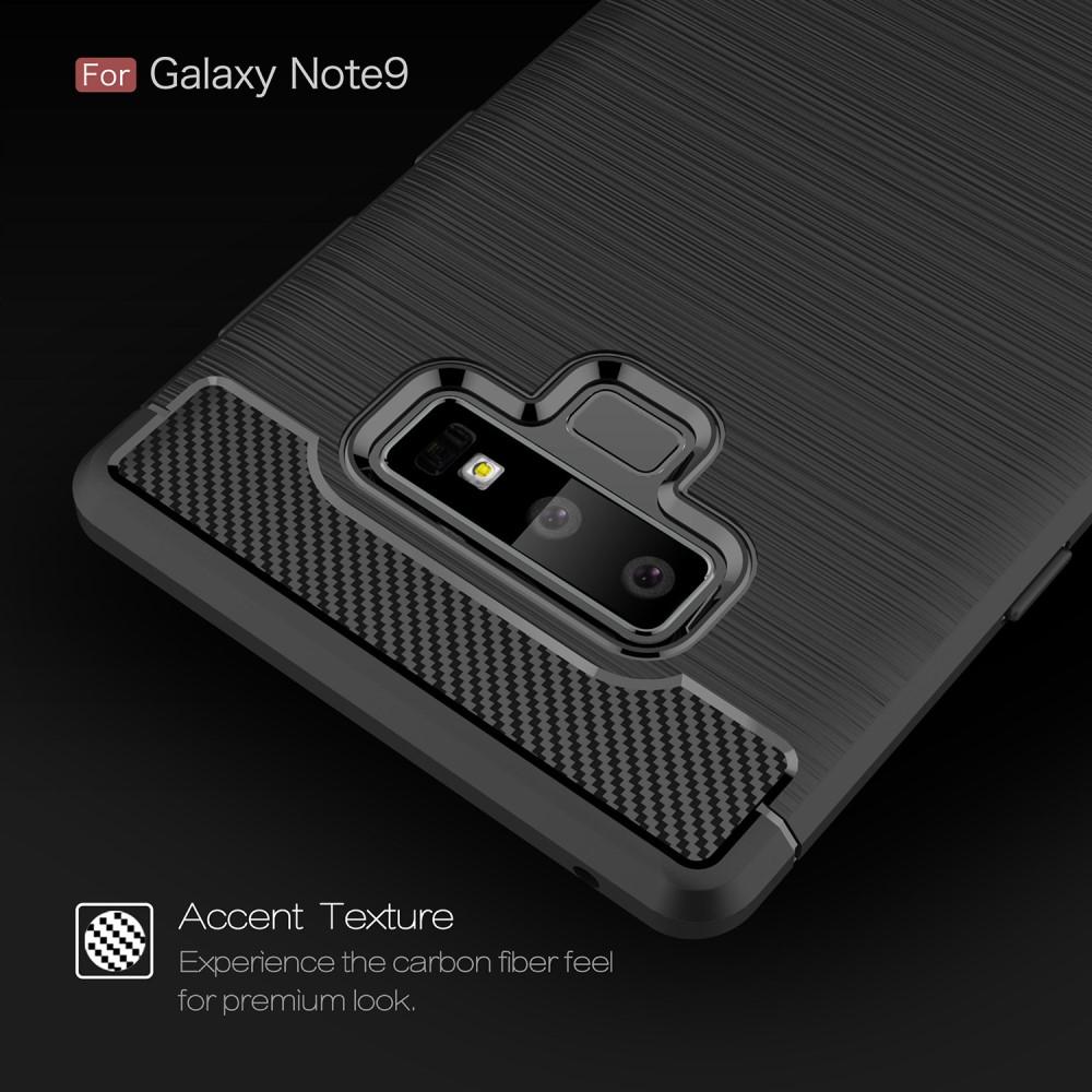 Brushed TPU Case Samsung Galaxy Note 9 Zwart